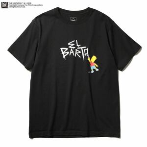 【新品】 19SS FCRB f.c real bristol エフシーレアルブリストル SOPHNET ソフネット THE SIMPSONS GRAFITTI TEE Tシャツ カットソー 黒