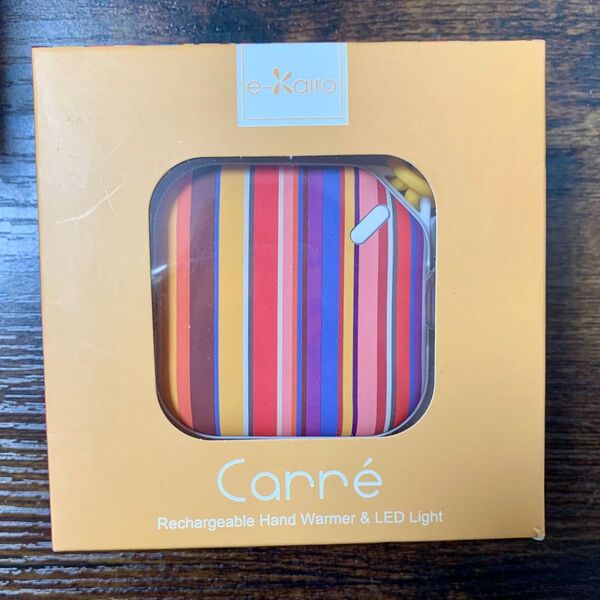 【新品】充電式カイロ & LEDライト ELAICE E-KAIRO CARRE