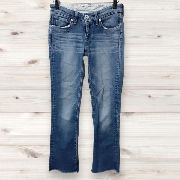 D0065 リーバイス LEVIS デニム ジーンズ ジーパン (24) 青 無地