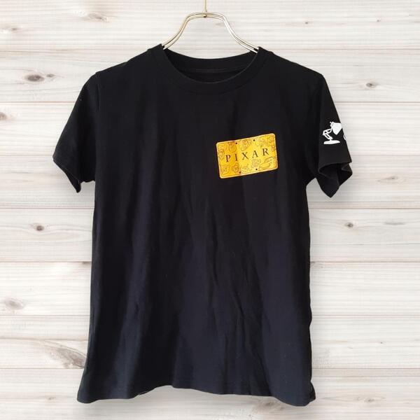 E0032 ユニクロ UNIQLO Tシャツ 半袖 (S) PIXAR プリント ロゴ 文字
