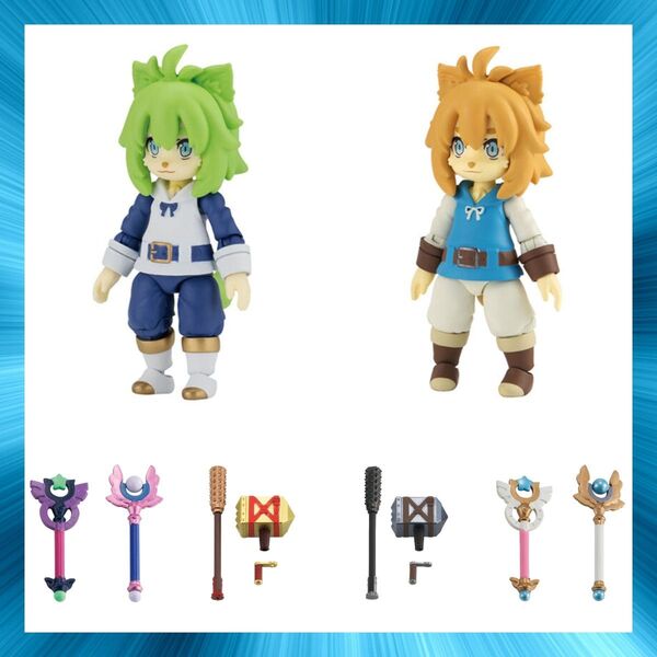 【新品未使用】ガシャポンクエスト~獣人の国ポタル編~#獣人の男の子セット