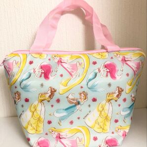 ディズニープリンセス ランチバッグ 保冷バッグ 保温バッグ お弁当バッグ ランチグッズ トートバッグ プリンセス 新品タグ付