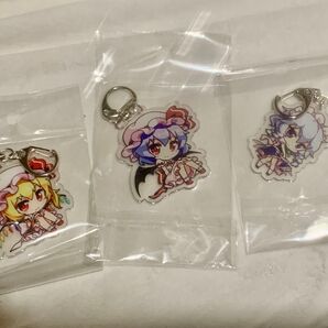 【3種セット】レミリア フランドール 咲夜 アクリルキーホルダー 【未開封】