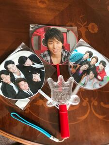 嵐 櫻井翔 翔くん ライブ 公式 ミニうちわ ペンライトセット