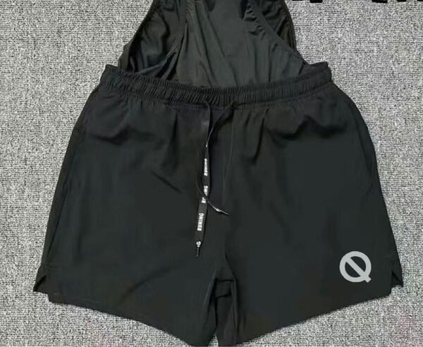 ショートパンツ メンズ 短パン 半ズボン トレーニングパンツ 黒