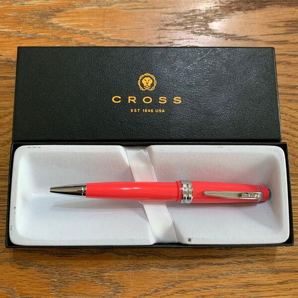 【週末迄値下げ中】 【未使用品】CROSS ベイリーライト ベイリーライトシリーズ コーラルピンク ボールペン