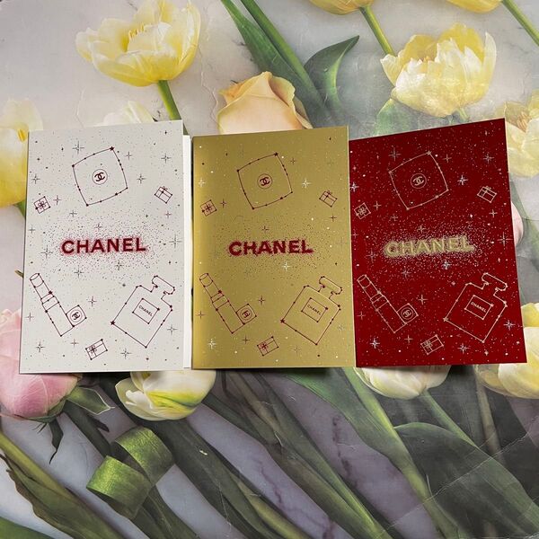 CHANELホリデー限定メッセージカード 3枚セット