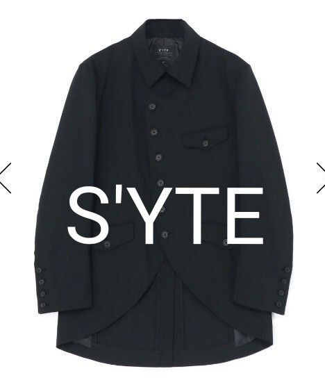 新品 S'YTE ヨウジヤマモト セミダブル ミリタリー 燕尾ジャケット ロングジャケット ウールトロピカル サイト