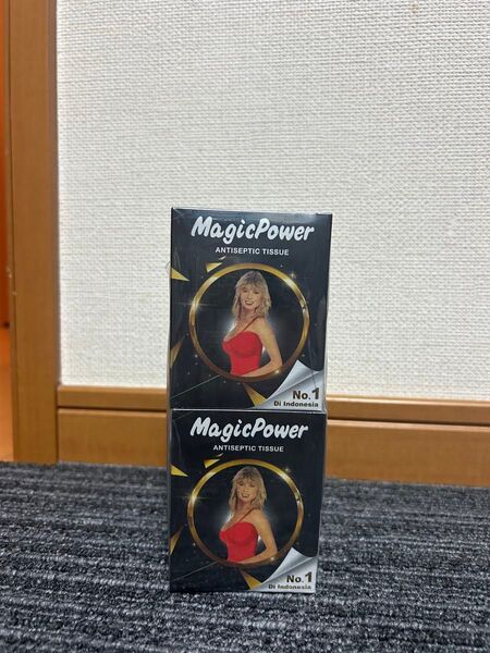 マジックパワーティッシュ MAGIC POWER TISSUE ウエットティッシュ スーパーマジックマン 10箱