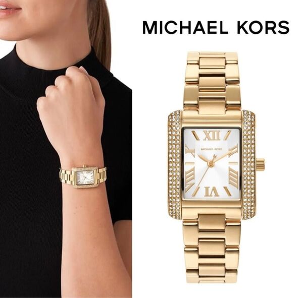 MICHAEL KORS ゴールド 長方形 腕時計 MK4640 33mm