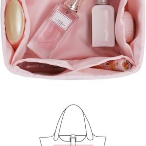 KINGS IN BAG バッグインバッグ 高級バッグインバッグ 軽量 バッグ収納 サテンバッグインナー ピコタンpicotin