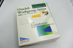 送料無料/格安 #1065 中古 Oracle Workgroup Server 5同時ユーザー 10クライアント R8.0.5 for windows データベース