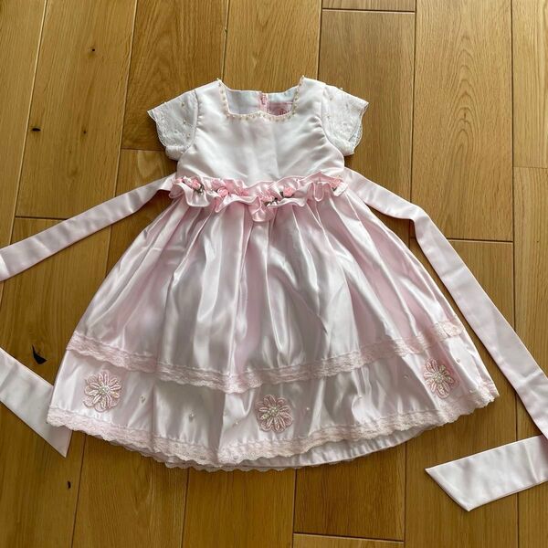 ドレス 女の子 結婚式 フォーマルドレス Princess ベビースタイル 90 ピンク 発表会 フォーマル ワンピース