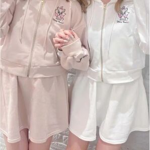 新品タグ付 Disney100xROJITA collaboration ディズニー ロジータ マリーちゃんパーカー セットアップ