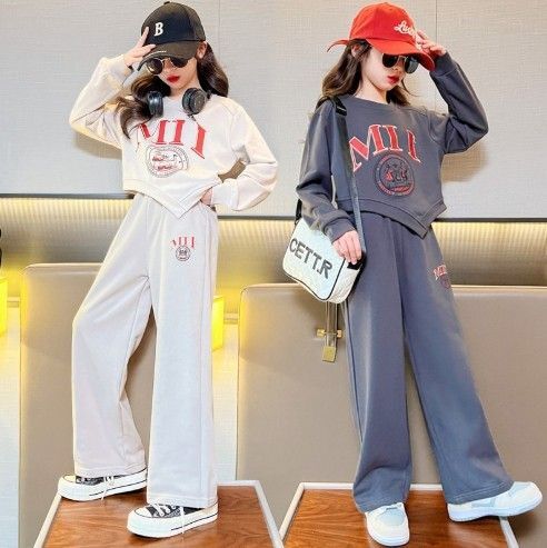 キッズ セットアップ 服 ダンス 個性派 グレー