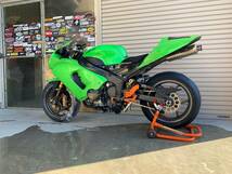 ZX-6R　05-06　レーシングバックステップ！スーパーナウ製！_画像4