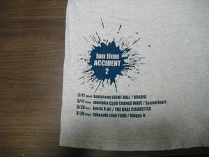 UNISON SQUARE GARDEN ユニゾン fun time ACCIDENT 2 Tシャツ