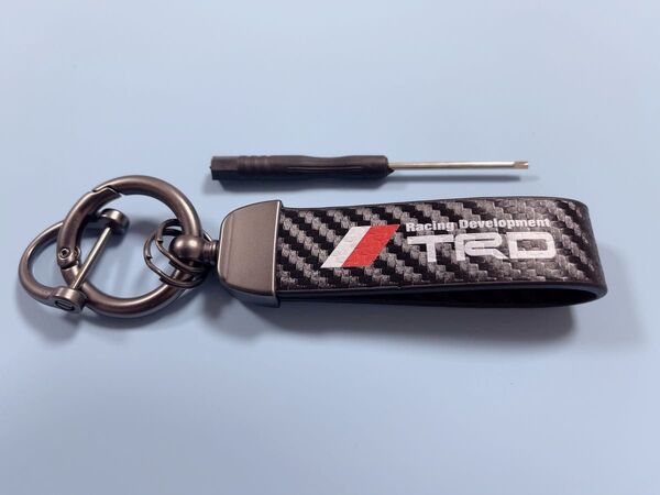TRD 車キーホルダー キーリング 車アクセサリー