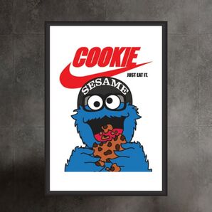 40.アートポスター オマージュ クッキー ストリート インテリア イラスト アメカジ アメリカンポップ