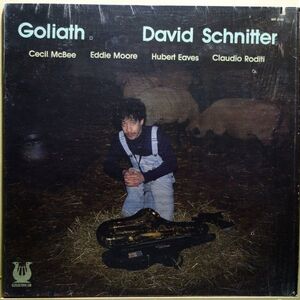 VAN GELDER刻印あり　シュリンク残り◆David Schnitter - Goliath◆Cecil McBee◆Muse Records / MR 5153