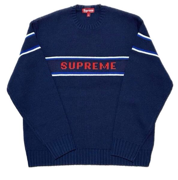 supreme ニットChest Str ipe Sweater