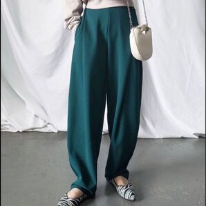 パンツ スラックス センターラインコクーンパンツ レディース