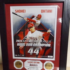 翔平 大谷 2023 ホームランキング MVP 獲得祈念 肖像額 メタル3個