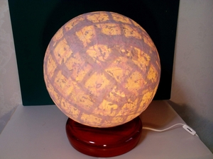  натуральный бумажный фонарь ( персик цвет японская бумага знак ввод мяч лампа .)
