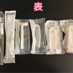 【アメニティ】コーム・髭剃り・歯ブラシ