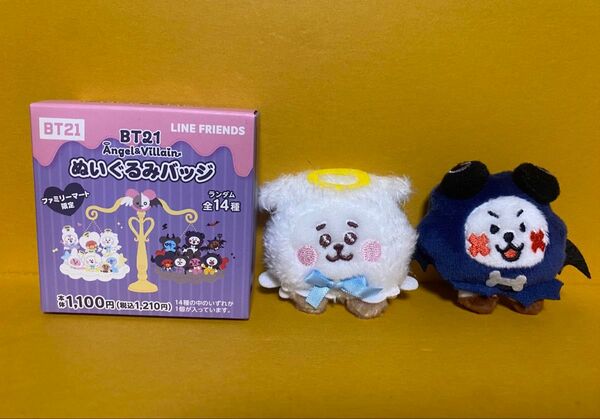 BT21 ぬいぐるみバッジ RJ 2点セット
