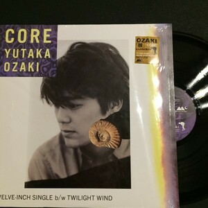  ultra rare * shrink attaching * beautiful record *LP Ozaki Yutaka [CORE/TWILIGHT WIND]* record *20191222