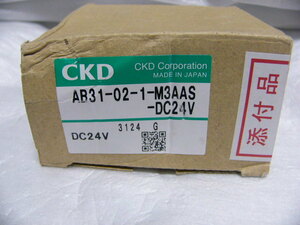 ★新品★ CKD 直動式2ポート電磁弁 AB31-02-1-M3AAS-DC24V 