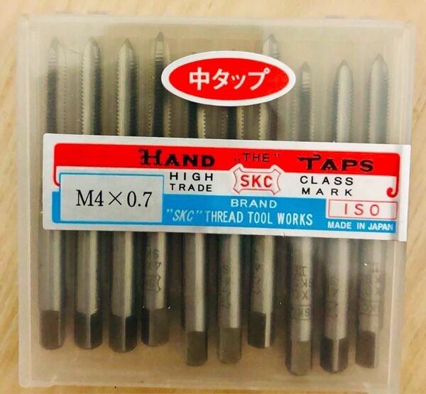 SKC ハンドタップ M4×0.7 10本セット 日本製