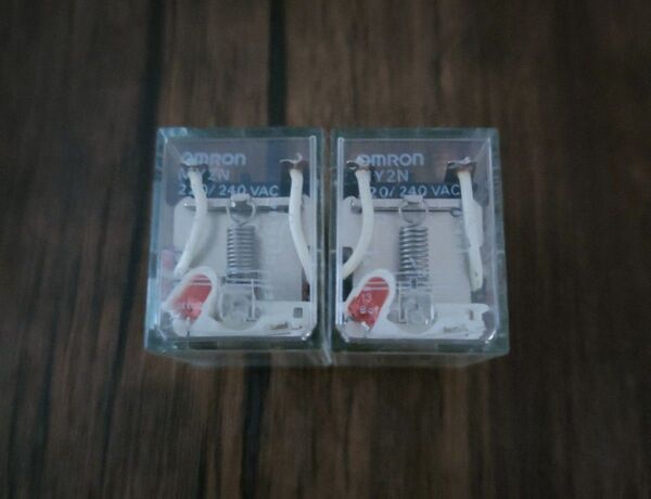 オムロン OMRON リレー MY2N 220/240VAC 2個 新品 未使用品
