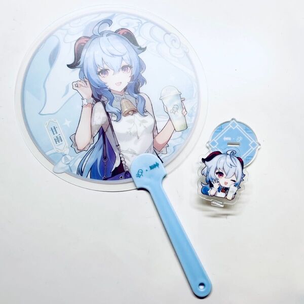 原神 甘雨 喜茶 中国 限定 うちわ アクスタ アクリルスタンド
