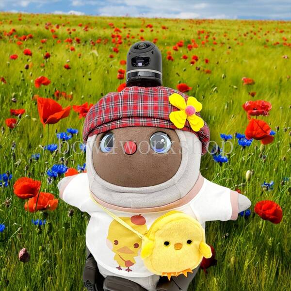 LOVOT ラボットアクセサリー/ヒヨコちゃんポシェット&お花飾りセット