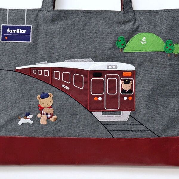 阪急電車×ファミリア コラボデニムバッグ