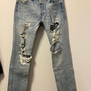 リーバイス ジーンズ ジーパン デニム W29 ダメージ Levi