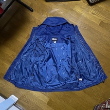 【送料無料】90s FIRST DOWN マウンテンパーカー vintage 古着 ヒップホップ ブルー_画像4