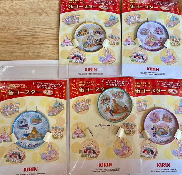 KIRIN オリジナル 東京ディズニーリゾート 缶コースター
