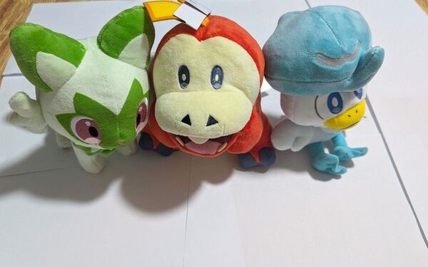 ポケモン 御三家ぬいぐるみ ニャオハ ホゲータ クワッス ポケモンセンター