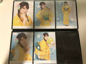 乃木坂46 2018.July-II 浴衣 生写真 樋口日奈 5種コンプ