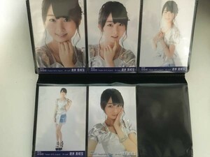 AKB48 月別 生写真 2015 August 8月 復刻版 達家真姫宝 5種