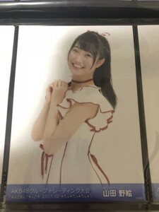 AKB48 NGT48 トレーディング大会 12月 2017.12 生写真 山田野絵