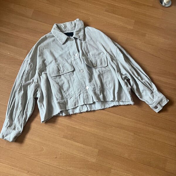 ZARA コーデュロイオーバーサイズジャケット