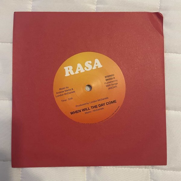 RASA \'When Will The Day Come\' / \'Within The Sound 2024 repress