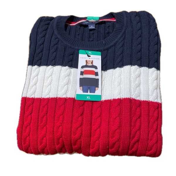 【新品未使用品】TOMMY HILFIGER ニット セーター レディースXL