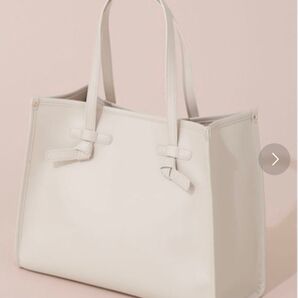 nanouniverse WEB限定/ディライト A4結びハンドルトートバッグ