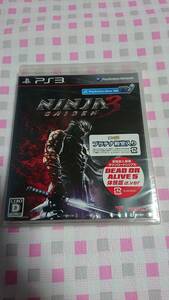 新品未開封　PS3ソフト　忍者外伝３　送料無料　NINJAGAIDEN３