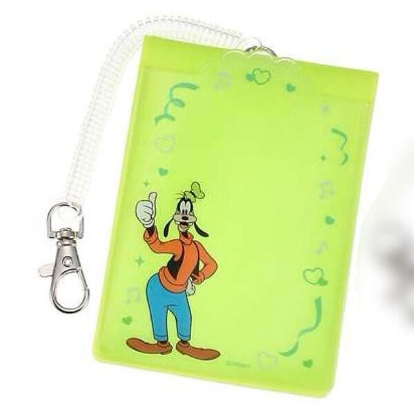Disneyストア購入 Disneyキャラクター シークレットカードホルダー スタンドカードケース(柄:グッフィー) 1つ